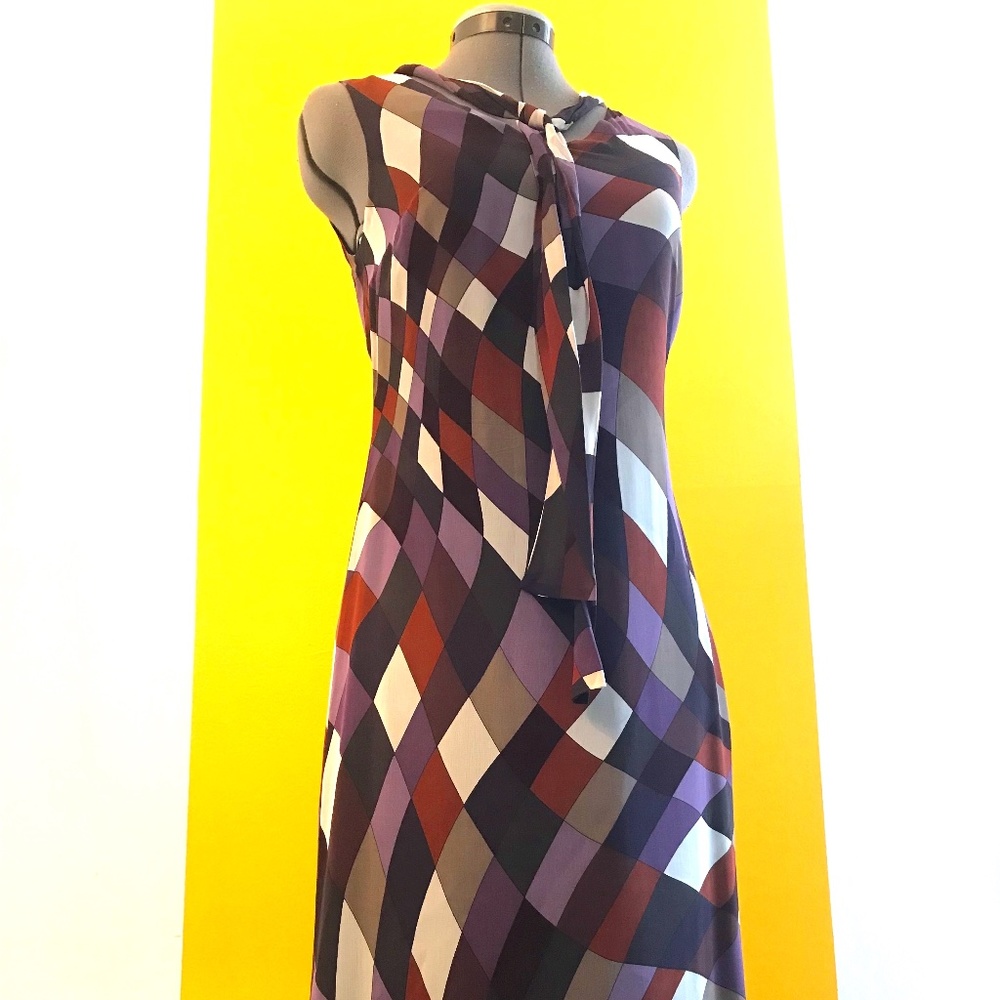 Layered Chiffon 60s Style Dress